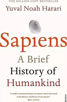 Sapiens: A Brief History Of Humankind By Yuval Noah Harari PAPERBACK Book New • $37.54