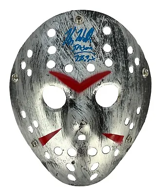 Kane Hodder Signed Inscribed Jason Vorhees Mask Friday The 13th JSA COA • £92.64