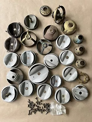 Large Quantity Of Antique Gas Light Shade Mountings Galleries X 29 • £25