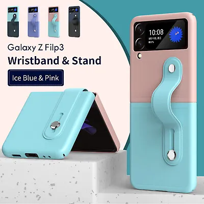 $10.99 • Buy Shockproof Luxury Wristband Case Stand Cover For Samsung Galaxy Z Flip 4 / 3 5G