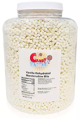 Sarah'S Candy Factory Vanilla Mini Dehydrated Marshmallows In Jar - Mini Marshma • $43.43