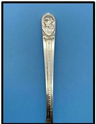 Vintage 6  George Washington Silverplate Souvenir Spoon WM Roger Mount Vernon • $14.99