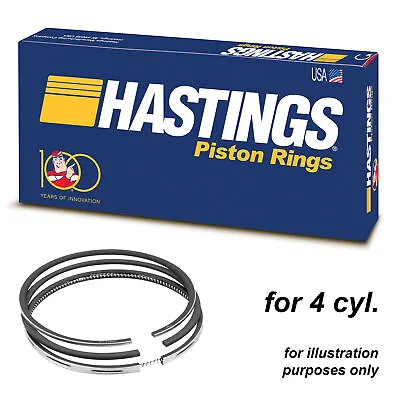 Hastings Piston Rings X4 For VW Audi A3 A4 A6 Golf Tiguan Passat 2.0TDI 2004-15 • $102.89