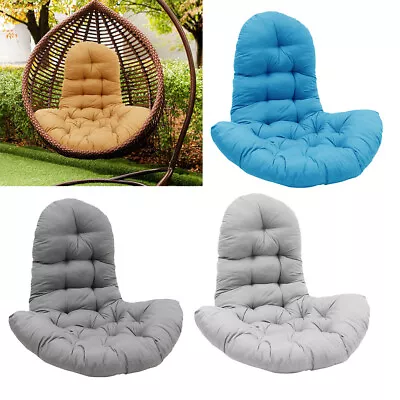 Garden Hanging Swing Egg Chair Seat Pad Replacement Cushion Patio Chair Pads Mat • £16.94