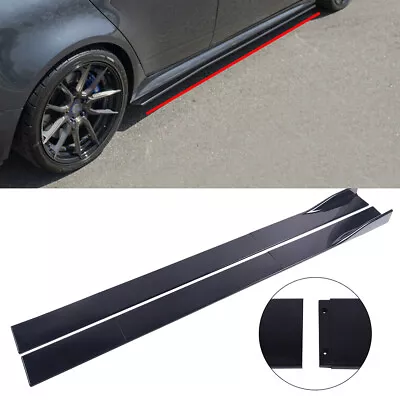 78.7'' Side Skirts Rocker Panel Lip Splitter Body Kits For Tesla Model 3 X Y • $40.88