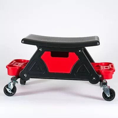 Rhino Bilt Creeper Detailing Seat Rolling Shop Stool W/ Tool Storage Mechanic • $54.95