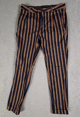 Scotch & Soda Maison Scotch Grandiose Formidable Striped Pants Womens Sz 30x32 • $31.45