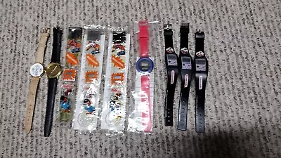 Vintage (9) Lot Nintendo Mario Brothers Gameboy Watch Rice Krispie Nickelodeon  • £144.62