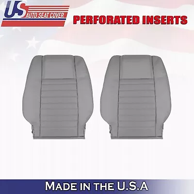 2005 To 2009 For Ford Mustang GT Driver & Passenger Top Leather Seat Covers Gray • $339.14