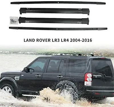 Fit For Land Rover Discovery LR3 LR4 2004-2016 Roof Rail Rack Cross Bar Crossbar • $499.47