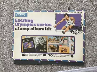 Hornby  Olympic Series Stamp Album Kit. 26 Stamps From Various Countries. • £2
