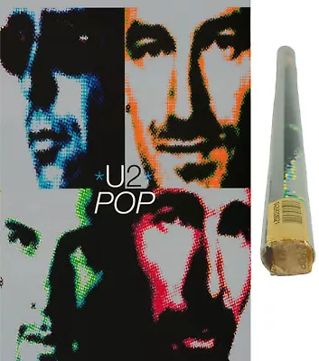 Vintage NOS U2 Pop 22.25”x34.5” Poster NEW Oldstock • $34.95