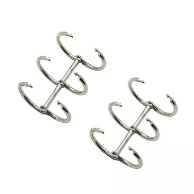 6 Pcs Book Binding Rings Metal Book Rings Crafts Binding Rings Loose Leaf Rings • £8.55