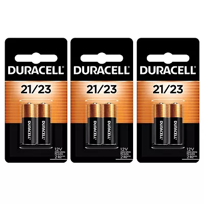 6 21/23 Duracell 12V Alkaline Batteries (8LR50 A23 MN21 Security) • $12.77