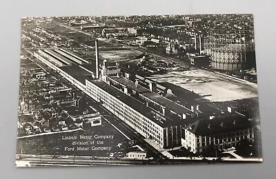 Vintage RPPC Real Photo Postcard Ford Motor Company Lincoln Plant Aerial View • $9.99