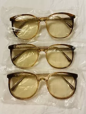 NOS Lot Of 3 VINTAGE Hipster Eyewear Frames 80s Retro Unisex Rad New Old Stock • $14.99