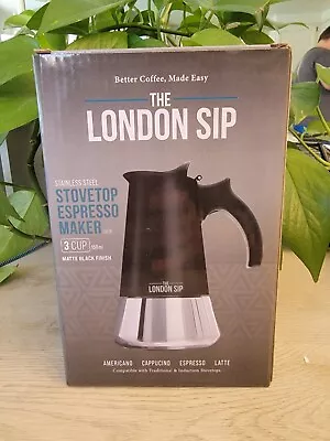 The London Sip Stovetop Espresso Maker 3-Cup • $25.99