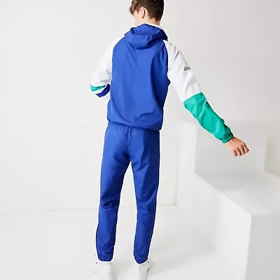 £169.75 • Buy Lacoste SPORT Lightweight Colourblock Tracksuit WH2043-GXP Cosmic/Blanc Sz.4/M