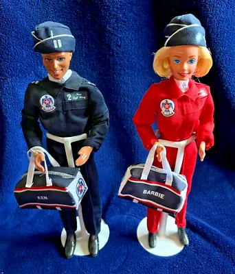 1993 Air Force Thunderbird Barbie & Ken #11552 & #11554 • $32