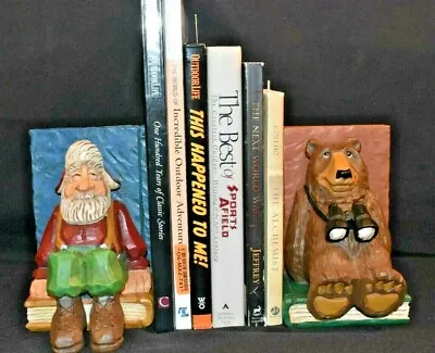 $25 • Buy Last Chance On These Bookends  The Hunter  David FrykmanHunting Fishing Cabin
