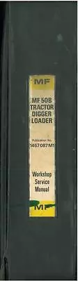 Massey Ferguson Mf50b Digger Workshop Manual Mf 50b • £39.99