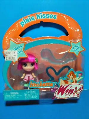 Winx Club Lockette Pixie Kisses Lip Gloss Clip-on Doll - New • $50