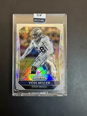 2016 Panini Honors Silver Von Miller On Card Autograph Auto /5 Sealed SSP • $273.09