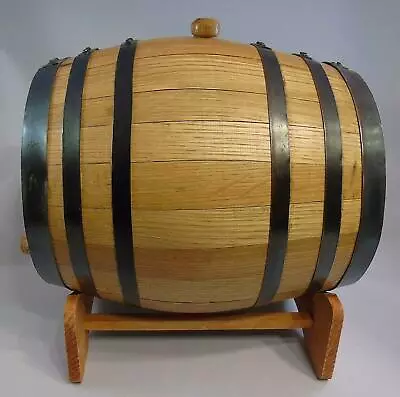 Charred Wood Wine Aging Barrel Oak Whiskey Rum Bourbon Scotch Home Bar + Recipes • $129.99