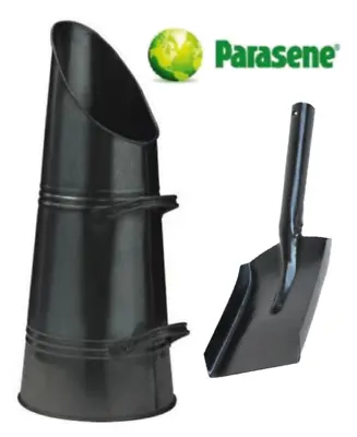 £20.95 • Buy Parasene Black Coal Scuttle Bucket 21.5  Metal Hod Fire Place Skuttle +4  Shovel