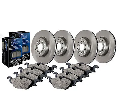 For 2000-2004 Volvo V40 4 Wheel Disc Brake Kit Front And Rear Centric 2001 2002 • $173.55