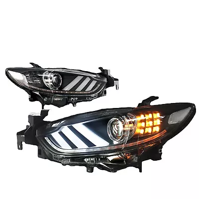 LED DRL Projector Headlights For Mazda 6 Atenza 2013-2017 Assembly Left＆Right • $1080