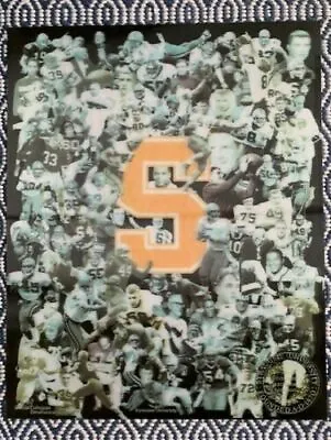 $79.99 • Buy SYRACUSE FOOTBALL 16x20 VINTAGE 3-D DIMENSIONAL IMAGING POSTER     AWESOME+RARE