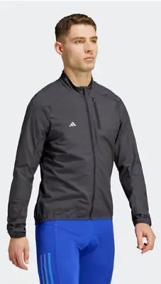 Adidas Men Wind Ready Cycling Jacket Small NWT • $35