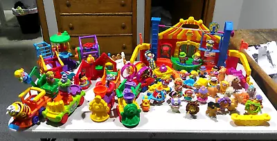 Fisher Price Little People 2005 Big Top Circus And Accessories ** Works • $49.99