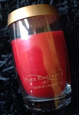 Yankee Candle Pure Radiance Yuletide Small Vase Christmas Candle RARE • £14.99