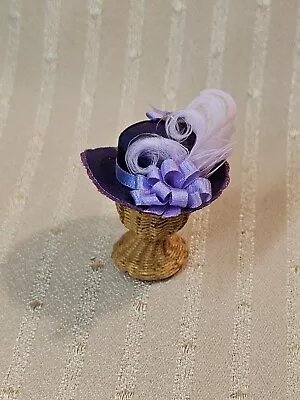 Vintage Nancy Manders Original Handmade Miniature Hat For Dollhouse • $49.99