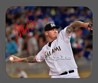 Mat Latos Miami Marlins Facsimile Autographed Mouse Pad Item#3264 • $19.99