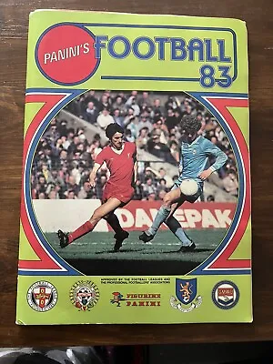 Panini Football 83 Sticker Album Complete Excellent Condition No Markings • £158