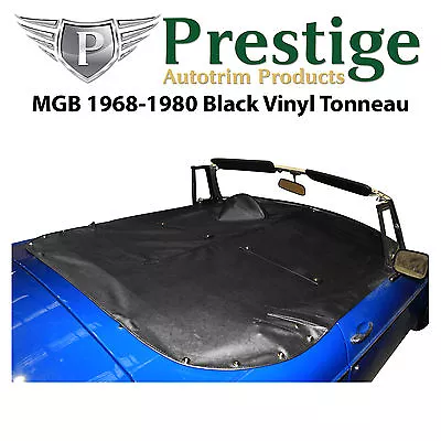 MGB Tonneau Cover Black Vinyl Without Headrest Pockets 1968-1980 • $227