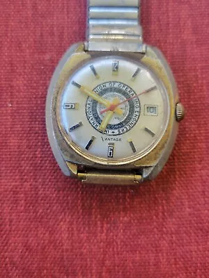 Vintage Vantage Handwind Watch In Very Rough Condition It Runs H2 • $75