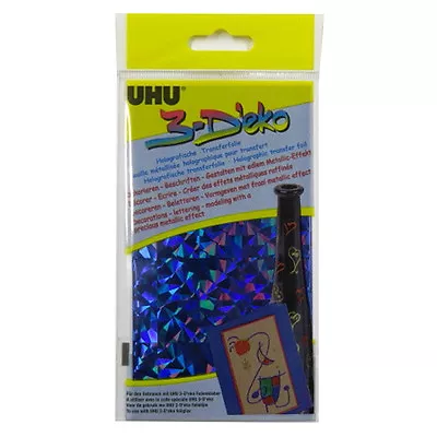 A5 UHU Holographic Metallic Transfer Foil - Green Gold Red Or Blue • £1.95