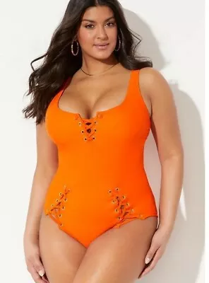 Swimsuits For All Gabifresh Scorcher One Piece Swimsuit Size 14 Cup Size D/dd  • $79.50