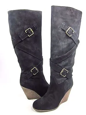 Nara Shoes Women's Zagabria Knee-high Bootsbox Black Us Size 10eur 40 Medium • $399.99