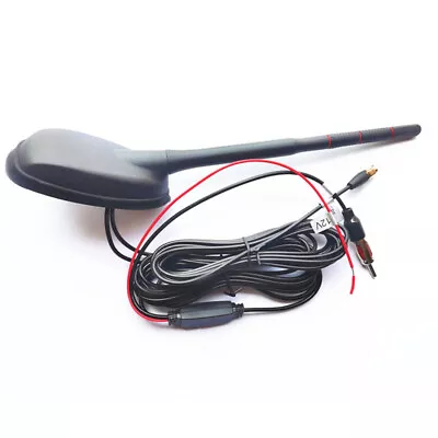 5M Car Roof Mount Aerials Combine GPS And FM/AM Antenna Radio Signal Amplifier • $34.32