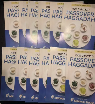 Lot Of 12 - Passover Haggadah Maxwell House 2023 Edition Books - Fast Shipping!! • $27.99