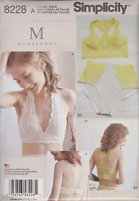 Sewing Pattern Soft Cup Bras & Panties Miss All Sizes See Below # 8228 • £11.60