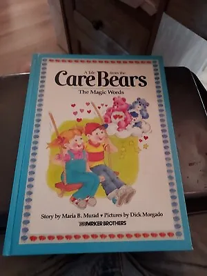 Vintage Care Bears “The Magic Words” Hardcover Story Book 1984 Parker Brothers • $5