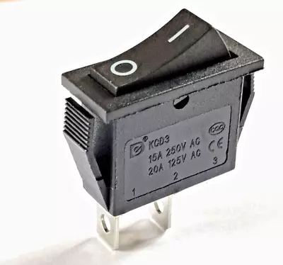 Momentary Off-(On) Rocker Switch 2 Position SPST 15A  240Vac Car Dash Boat 12V • £4.95