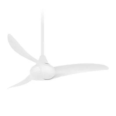  Minka-Aire F854-WH Wave 44  Ceiling Fan With Remote Control In White Finish • $189.99