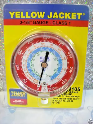 Gauge Refrigeration 3-1/8 R22 134a 404a 0 To 500 Ritchie Engineering 49105 • $44.44